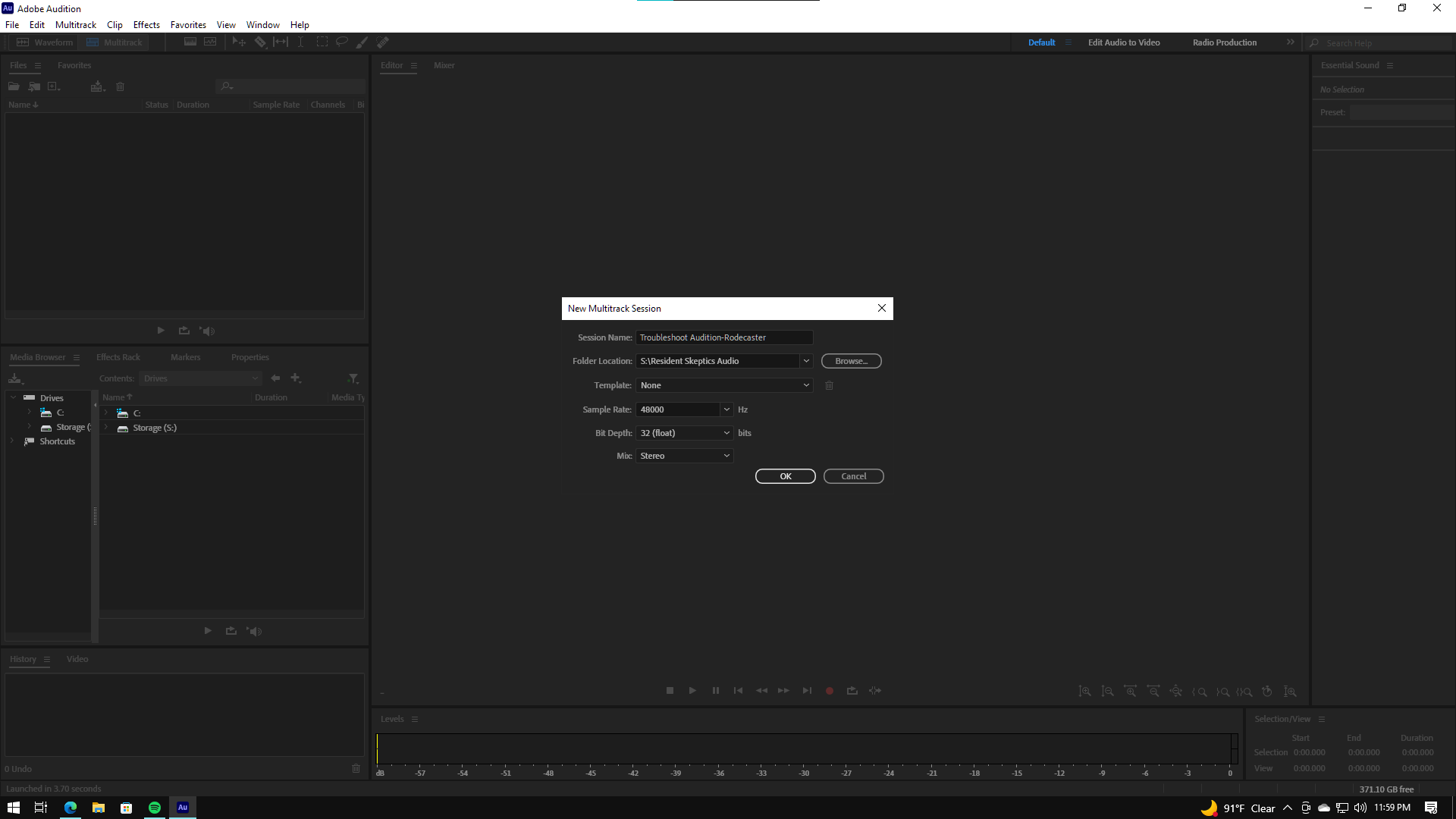 Multitrack with Audition and RodeCaster PRO Adobe Community 12210435